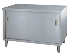 Tủ làm việc bằng thép không gỉ SUS304 1500 x 750 x 800mm AS ONE 3-4022-04 E-15075